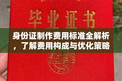 华容身份证制作费用标准全解析，了解费用构成与优化策略